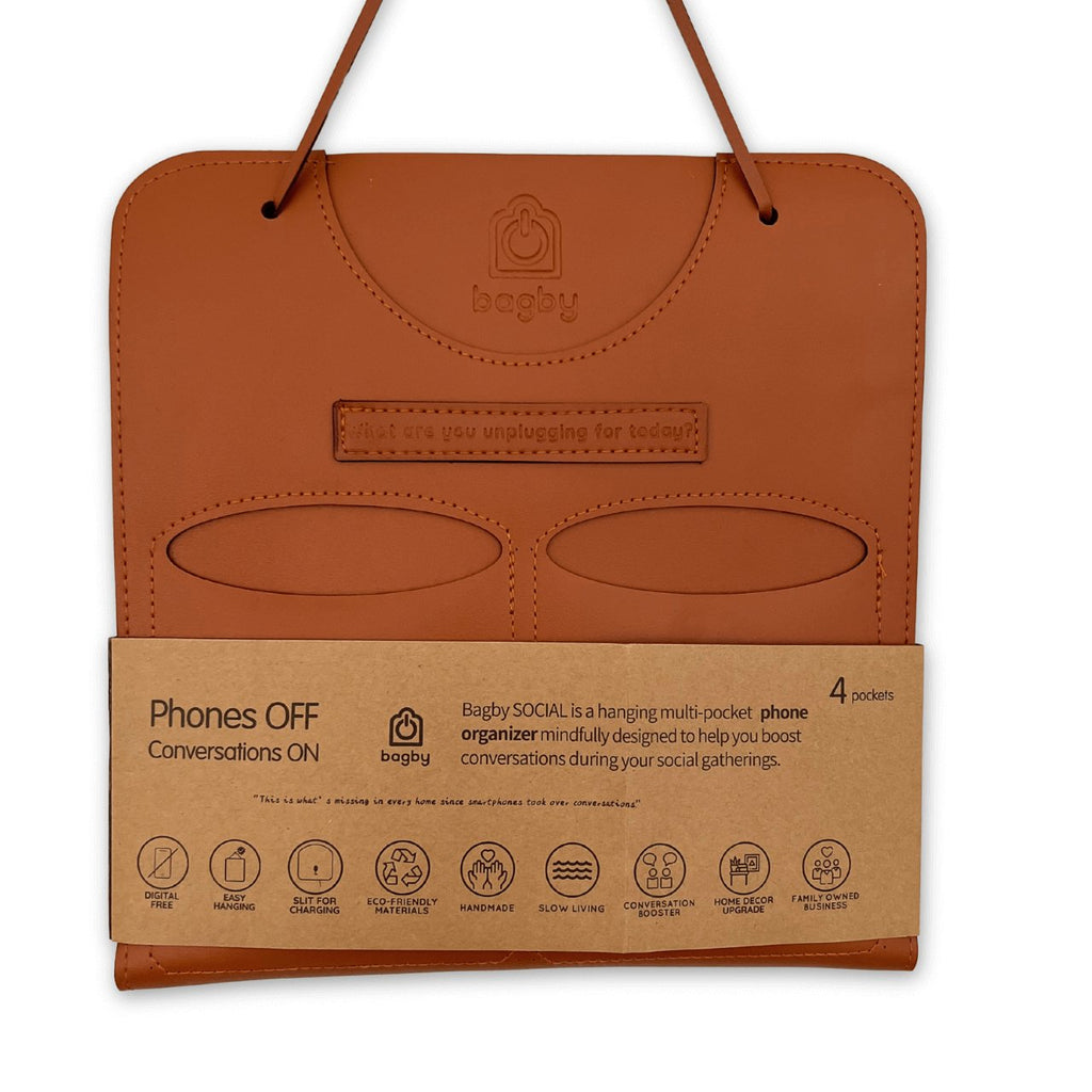 Bagby SOCIAL Vegan Leather - 4 Pocket Phone Holder - Che Cose Belle