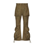 Baggy Cargo Pants Khaki - Che Cose Belle