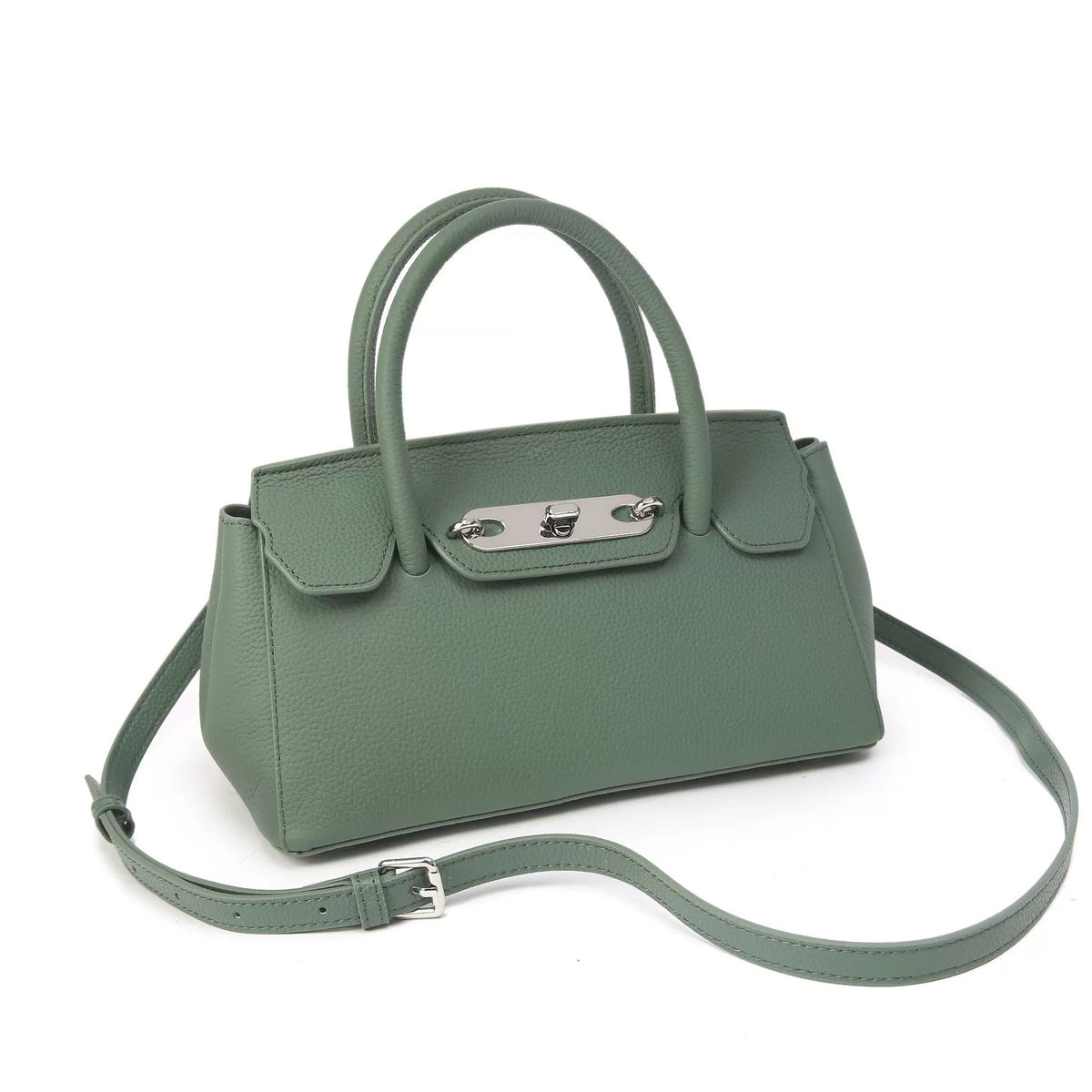 Baidi Leather Women's Bag 2025 New Platinum Bag, Premium Kelly Bag, Top Layer Cowhide Handbag, Shoulder And Crossbody Bag - Che Cose Belle