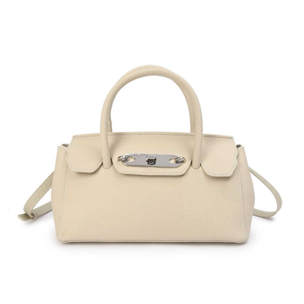 Baidi Leather Women's Bag 2025 New Platinum Bag, Premium Kelly Bag, Top Layer Cowhide Handbag, Shoulder And Crossbody Bag - Che Cose Belle