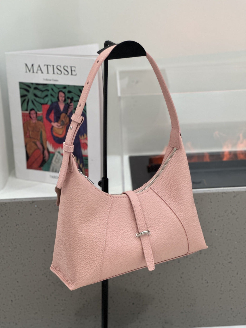 Baidie Leather Women's Bag 2025 New First-Layer Cowhide Dumpling Bag French-Style Shoulder Bag Crescent Handbag Pillow Bag - Che Cose Belle