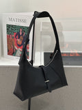 Baidie Leather Women's Bag 2025 New First-Layer Cowhide Dumpling Bag French-Style Shoulder Bag Crescent Handbag Pillow Bag - Che Cose Belle