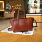 Baidie Leather Women's Bags Cross-Border Customizable New Handbag First Layer Cowhide Large Capacity Shoulder Messenger Tote Bag - Che Cose Belle