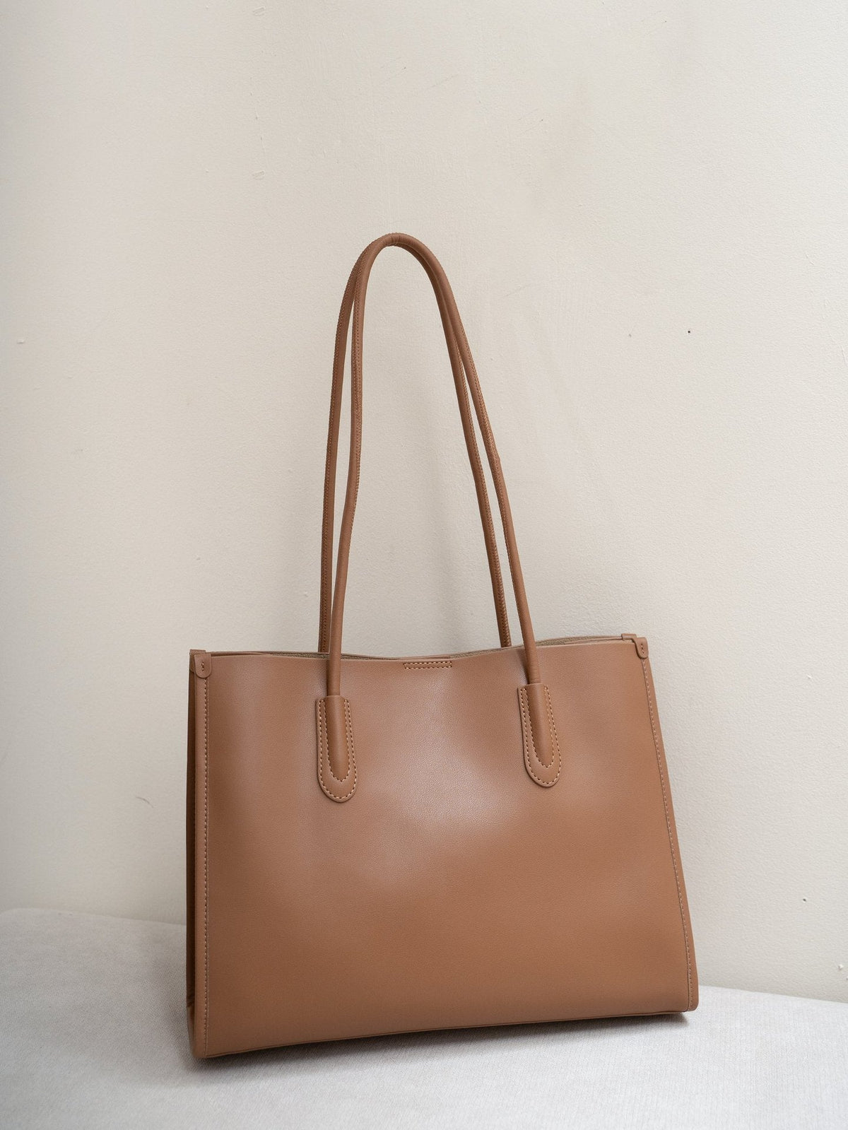 Baidii Leather Women's Bag 2025 New Commuter Tote High-End Large Capacity Cowhide Shoulder Handbag - Che Cose Belle