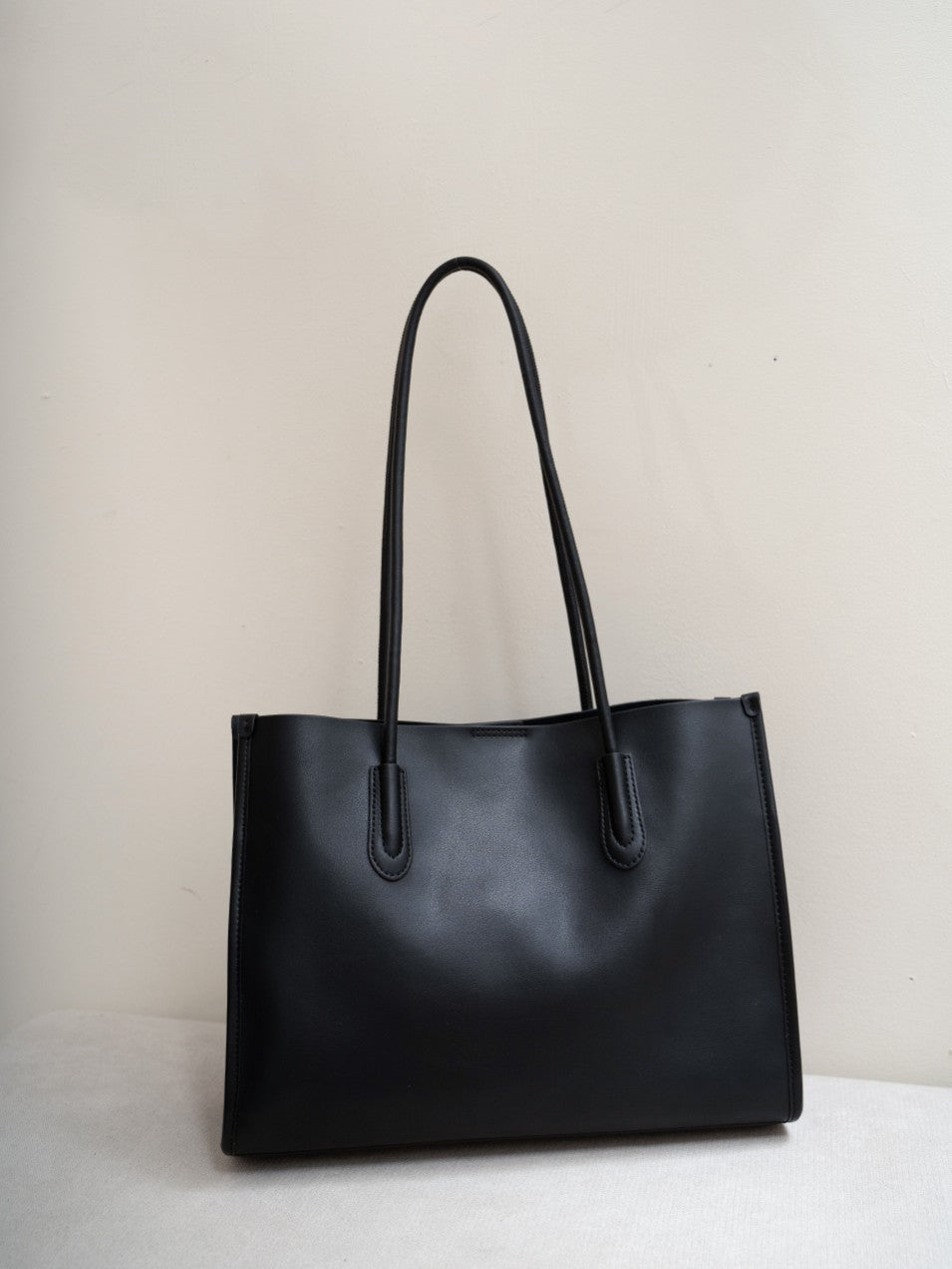 Baidii Leather Women's Bag 2025 New Commuter Tote High-End Large Capacity Cowhide Shoulder Handbag - Che Cose Belle