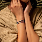 Balanced Spirit - Chakra Amethyst Stone Bracelet - Che Cose Belle
