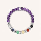 Balanced Spirit - Chakra Amethyst Stone Bracelet - Che Cose Belle