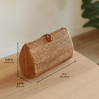 Bali Envelope Rattan Clutch - Che Cose Belle