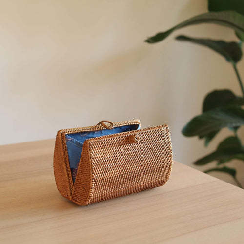 Bali Envelope Rattan Clutch - Che Cose Belle