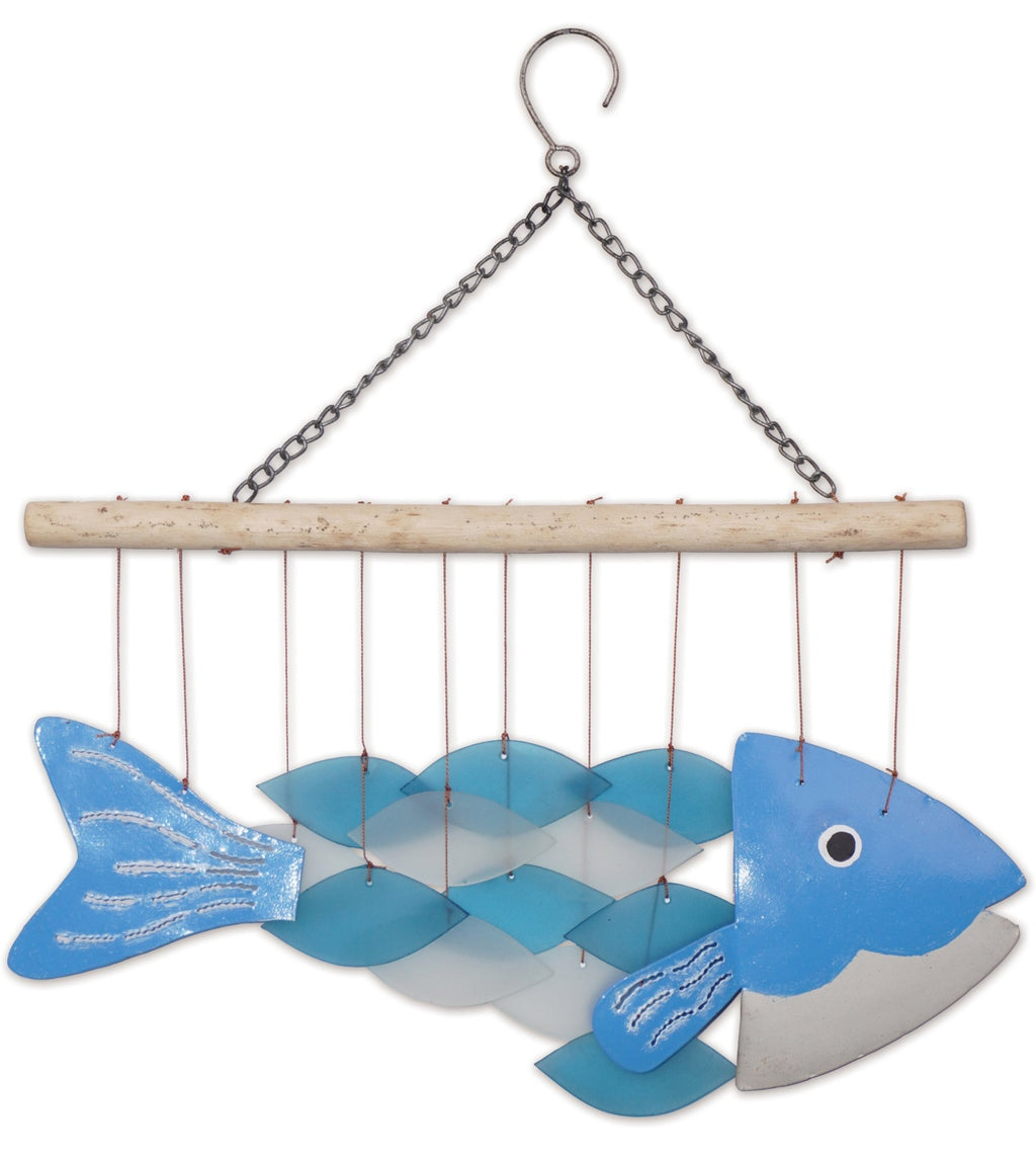 Bali Fish Glass Chime - Che Cose Belle