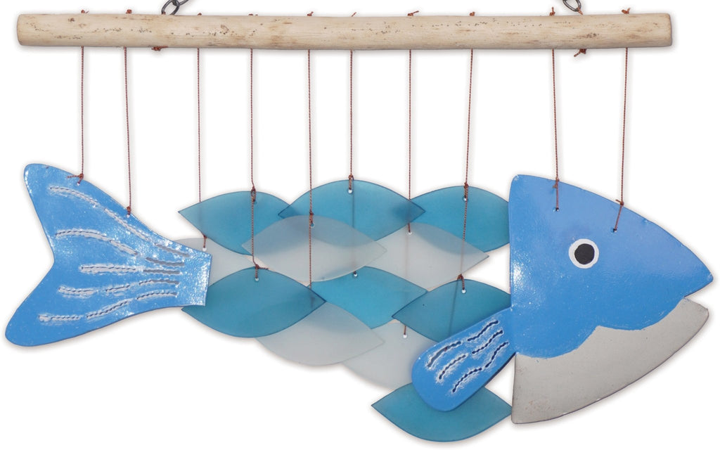Bali Fish Glass Chime - Che Cose Belle