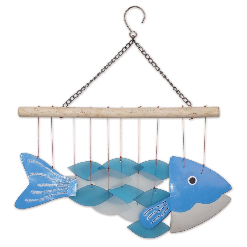 Bali Fish Glass Chime - Che Cose Belle
