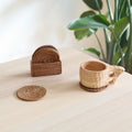 Bali Rattan Cup Coaster - Set of 5 - Che Cose Belle
