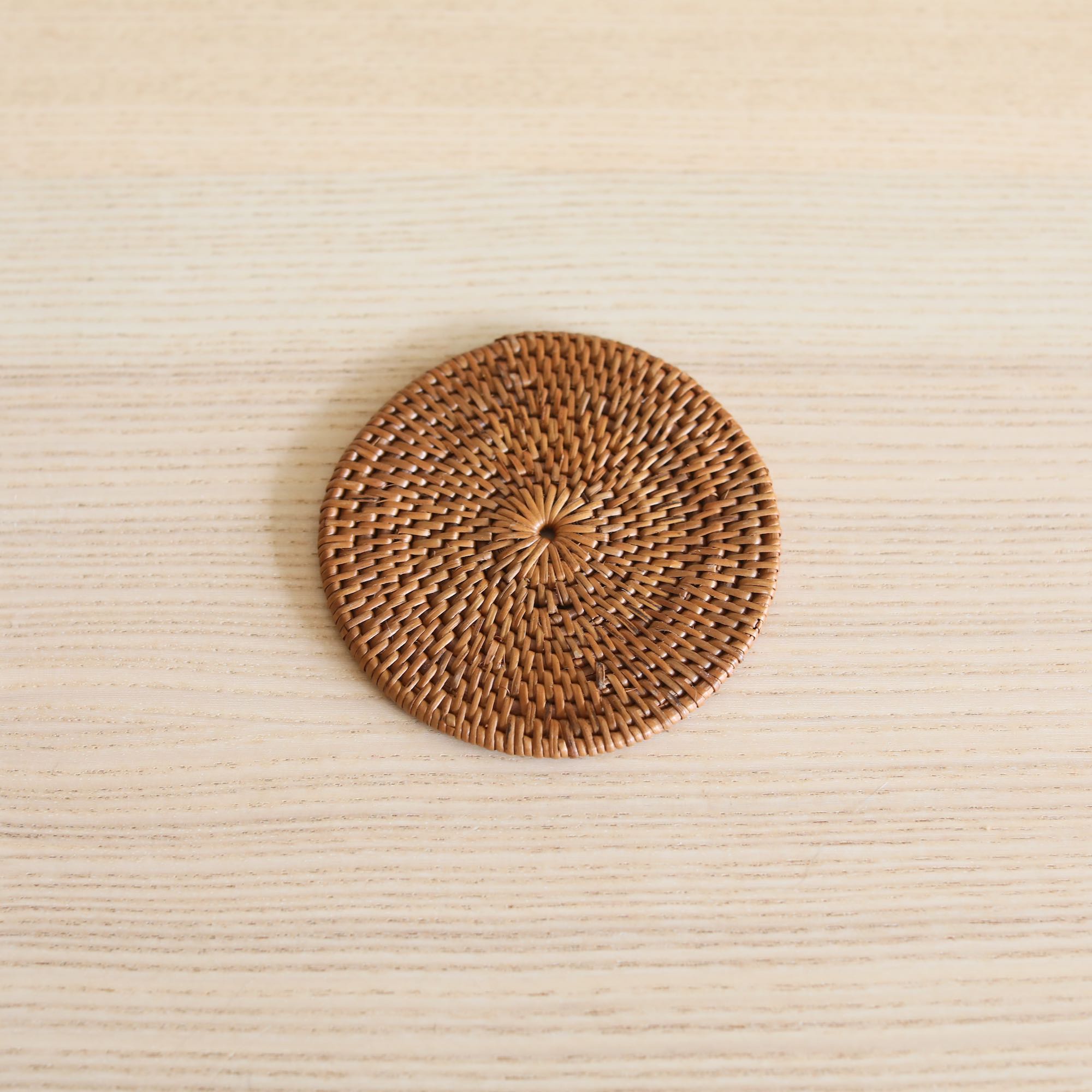 Bali Rattan Cup Coaster - Set of 5 - Che Cose Belle