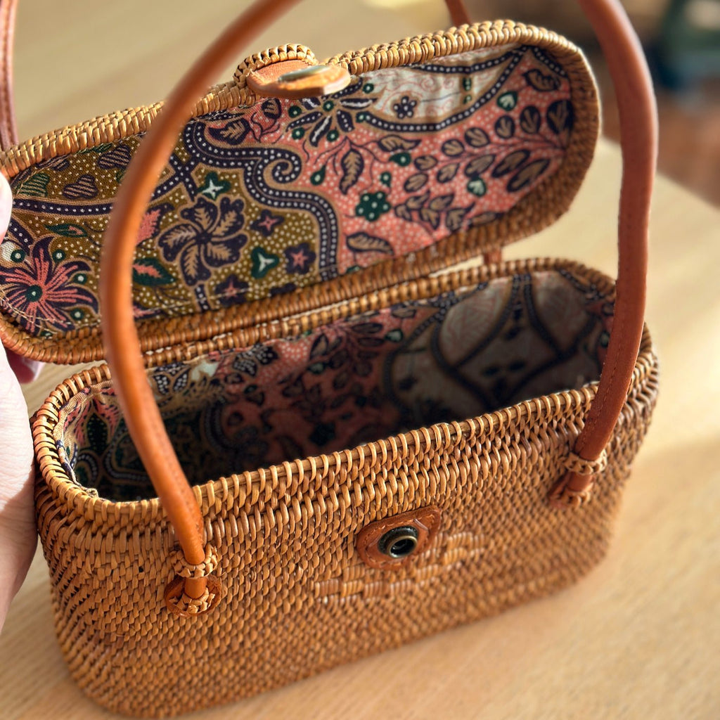 Bali Rattan Handbag - Catania - Che Cose Belle