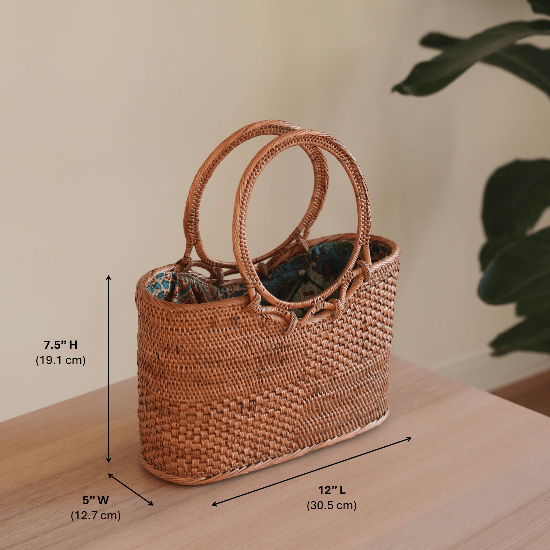 Bali Rattan Handbag - Kelsey - Che Cose Belle