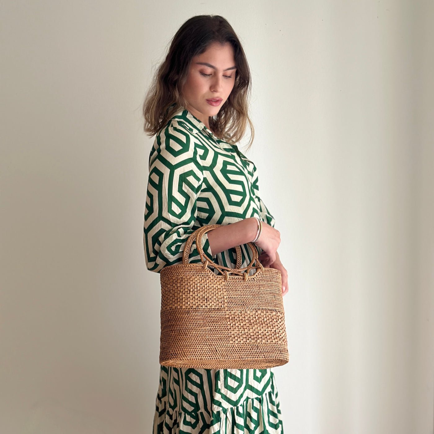 Bali Rattan Handbag - Kelsey - Che Cose Belle