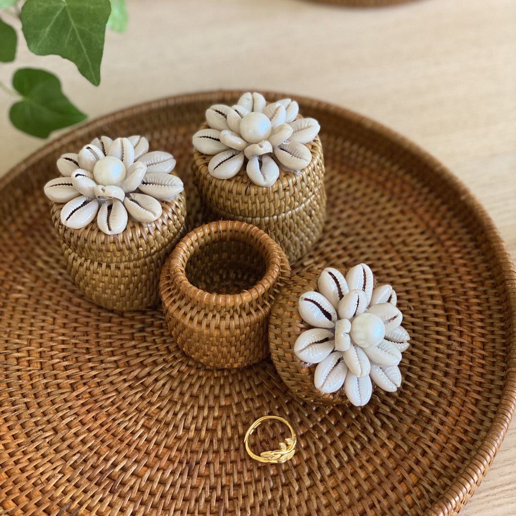 Bali Rattan Tray - Set of 3 - Che Cose Belle