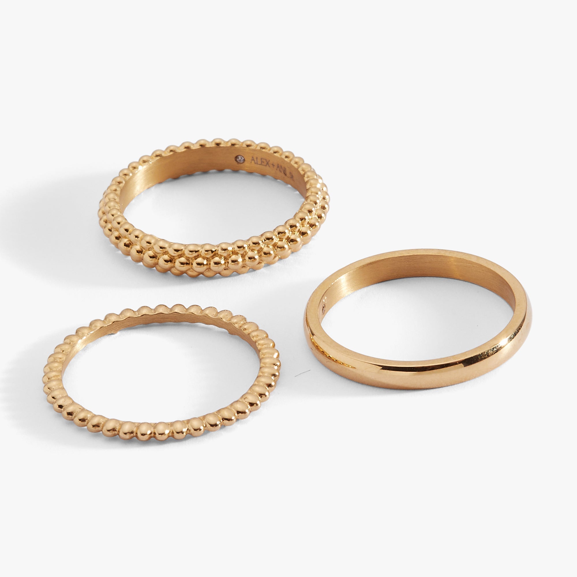 Ball Stacking Ring Set of 3 - Che Cose Belle