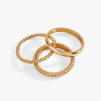 Ball Stacking Ring Set of 3 - Che Cose Belle