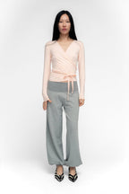 BALLERINA WRAP TOP IN POWDER PINK - Che Cose Belle