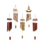 Bamboo Wind Chimes Pendant Balcony Outdoor Yard Garden Home Handmade Craft Wind Chimes With Rotating Hook Outdoor Decor Wind Chimes for Garden Patio Yard Home Antique Tubes Bell Handmade Wind Chime Wall Hanging Crafts Gift - Che Cose Belle