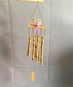 Bamboo Wind Chimes Pendant Balcony Outdoor Yard Garden Home Handmade Craft Wind Chimes With Rotating Hook Outdoor Decor Wind Chimes for Garden Patio Yard Home Antique Tubes Bell Handmade Wind Chime Wall Hanging Crafts Gift - Che Cose Belle