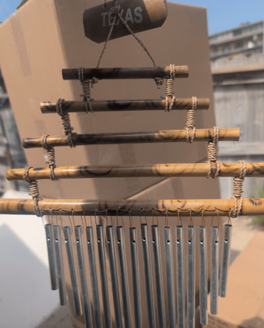 Bamboo with Metal Chime Wind Chime - Che Cose Belle