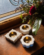Banswara Marble Candleholder Trio - Che Cose Belle