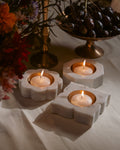 Banswara Marble Candleholder Trio - Che Cose Belle