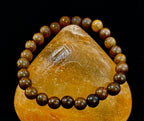 Barely There Wooden Bead Bracelet – Ultra-Lightweight Earth Style for Men (Large Wrists) - Che Cose Belle
