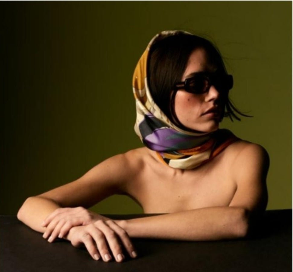 BAROCCO 100% ITALIAN SILK SCARF - Che Cose Belle