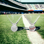 Baseball Martini Glasses - Che Cose Belle