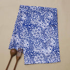 Batik Tea Towel Hand Dyed, Blue Stone, Hand Dyed, 100% Cotton - Che Cose Belle