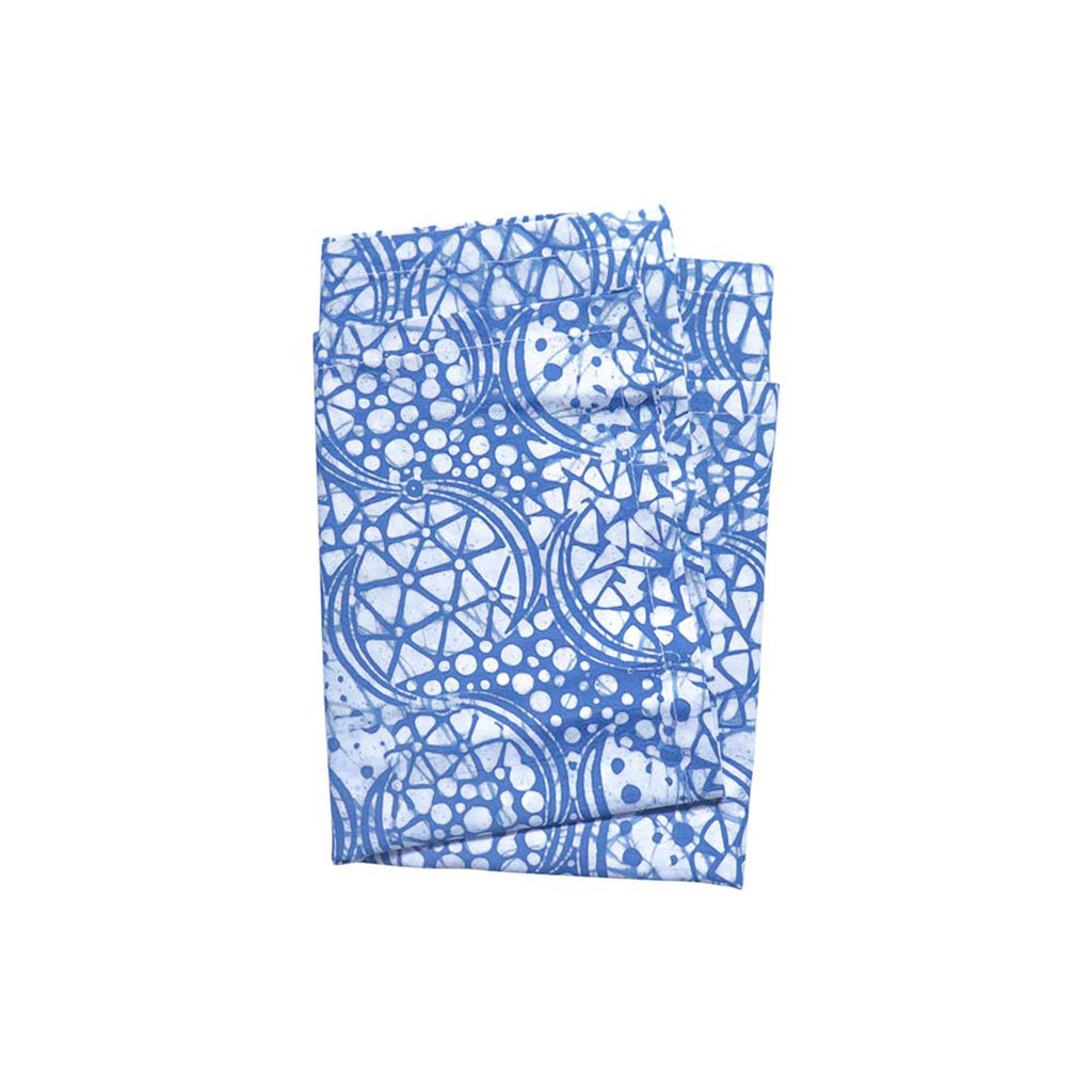 Batik Tea Towel Hand Dyed, Blue Stone, Hand Dyed, 100% Cotton - Che Cose Belle