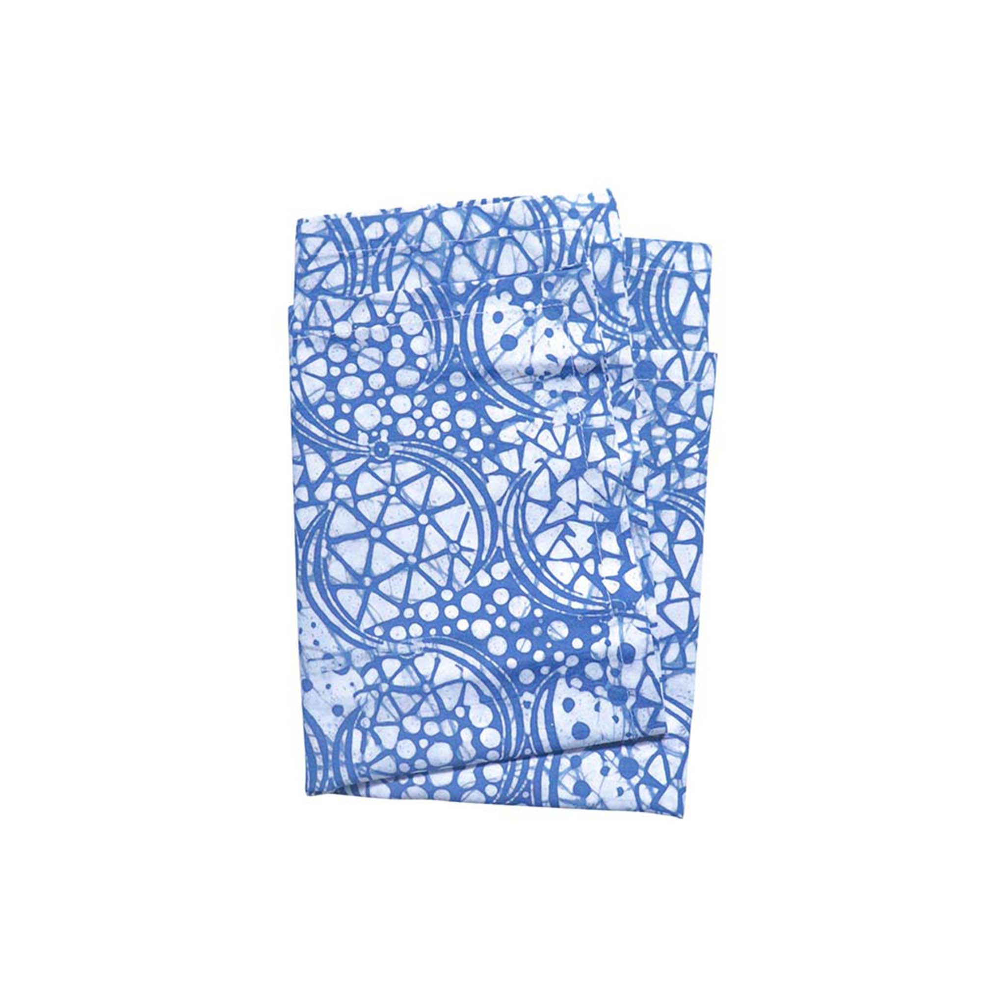 Batik Tea Towel Hand Dyed, Blue Stone, Hand Dyed, 100% Cotton - Che Cose Belle