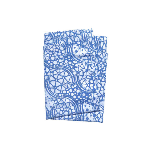 Batik Tea Towel Hand Dyed, Blue Stone, Hand Dyed, 100% Cotton - Che Cose Belle