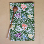 Batik Tea Towel Hand Dyed, Taro Leaf, Hand Dyed, 100% Cotton - Che Cose Belle