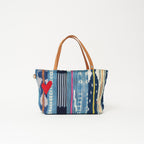 Baule Adventure Tote with Red Beaded Heart - Che Cose Belle