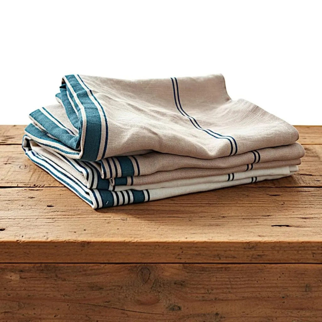 S/2 Handmade French Linen Kitchen Towels
