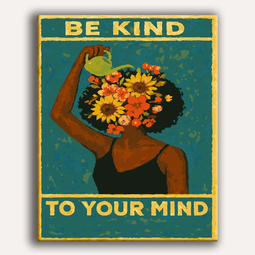 Be Kind To Your Mind - Paint By Numbers Kit - Che Cose Belle