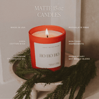 Be Mine Soy Candle - Red Matte Jar - 15 oz (Wildflowers and Salt) - Che Cose Belle