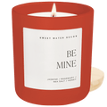 Be Mine Soy Candle - Red Matte Jar - 15 oz (Wildflowers and Salt) - Che Cose Belle