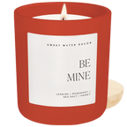 Be Mine Soy Candle - Red Matte Jar - 15 oz (Wildflowers and Salt) - Che Cose Belle