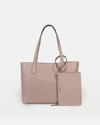 Elba medium size structured tote in vegetable-tanned leather