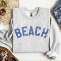 Beach Bum Crewneck Sweatshirt – Relaxed Summer Pullover for Coastal Vibes - Che Cose Belle