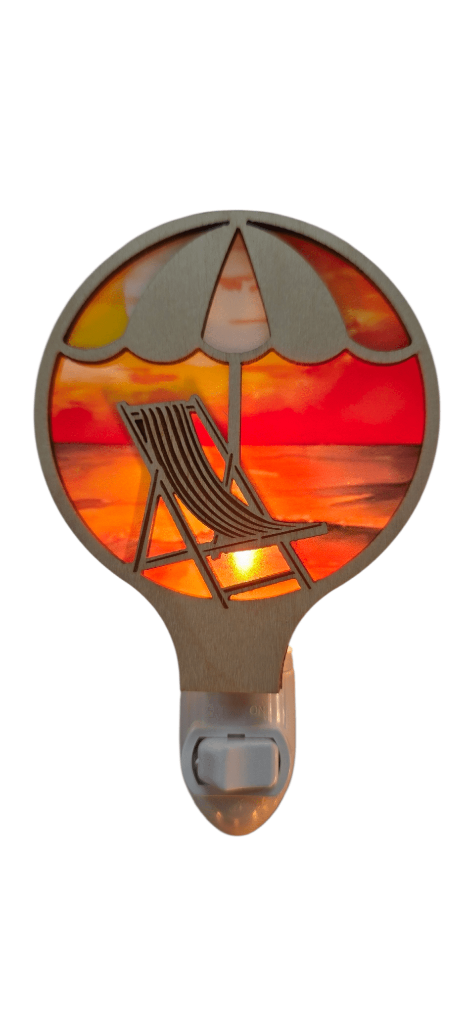 Beach Chair Design LED Tropical Nightlight - Che Cose Belle