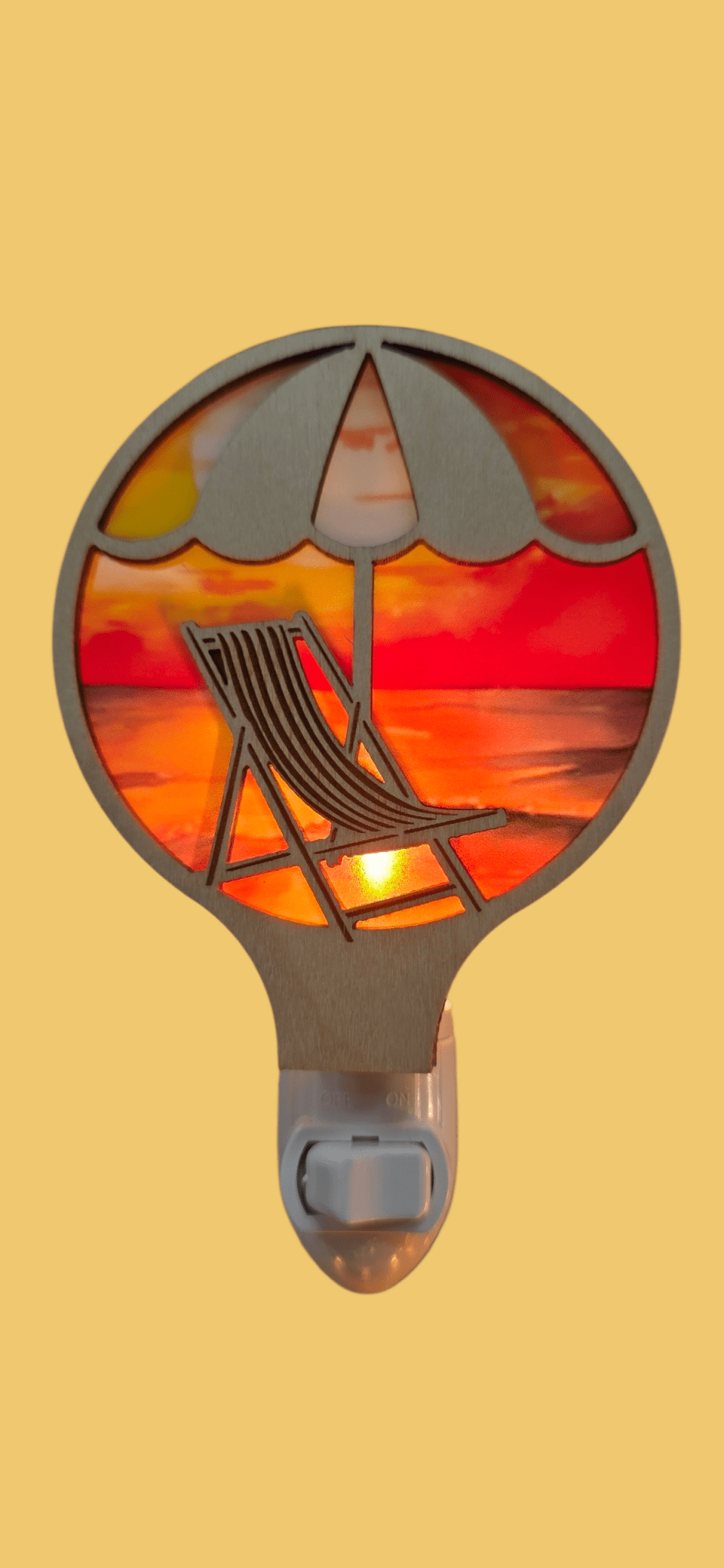 Beach Chair Design LED Tropical Nightlight - Che Cose Belle