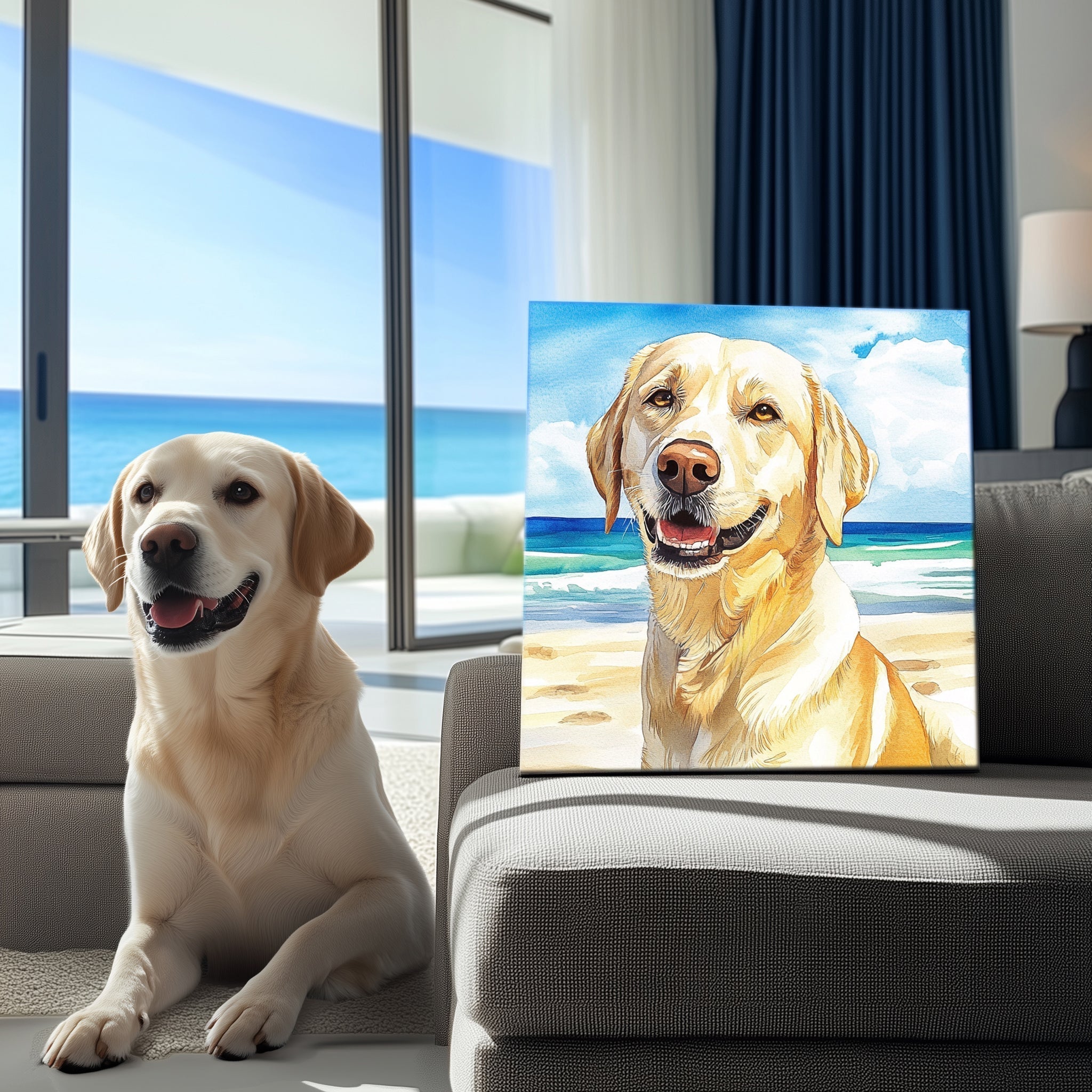 Beach Pet Texture Portrait - Che Cose Belle