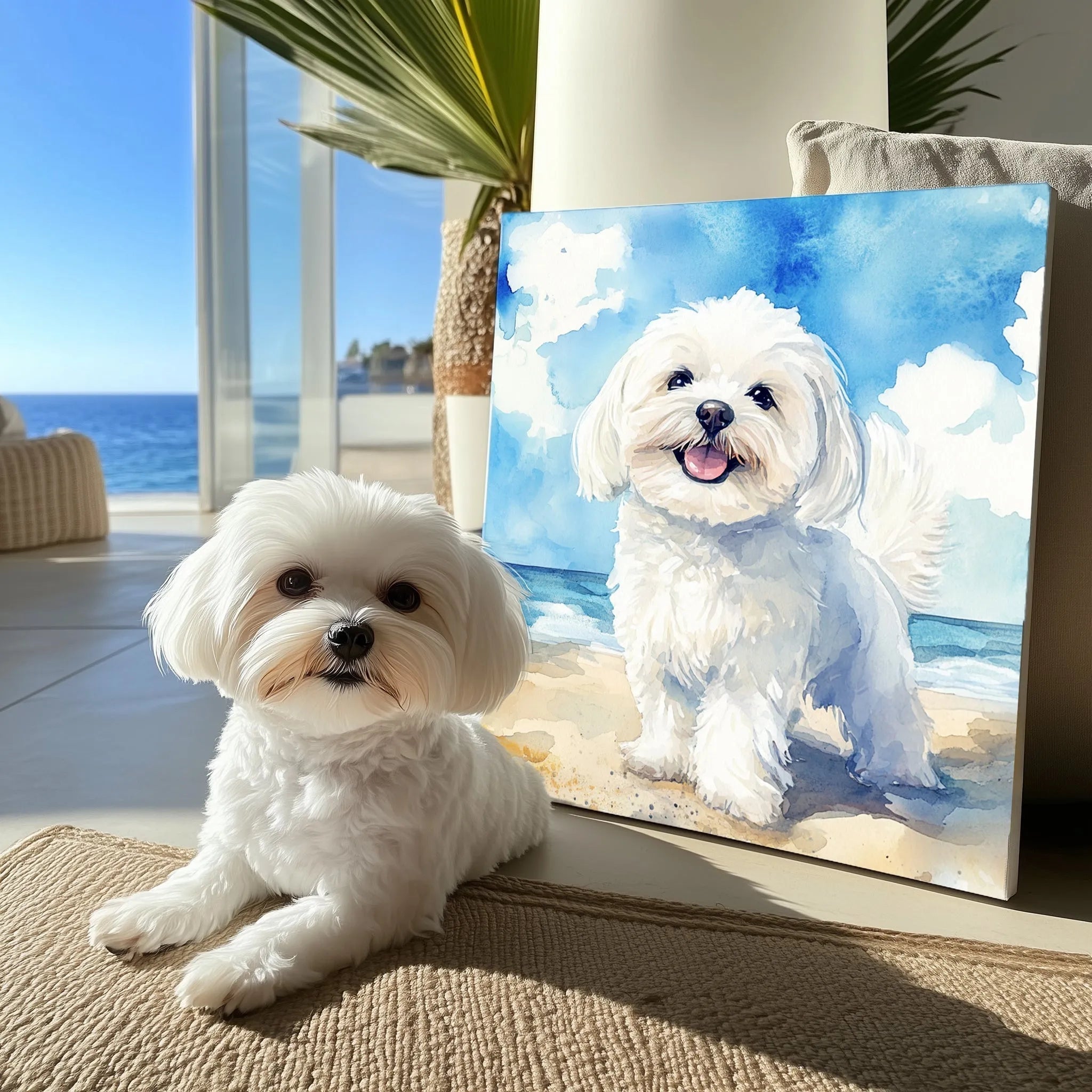 Beach Pet Texture Portrait - Che Cose Belle